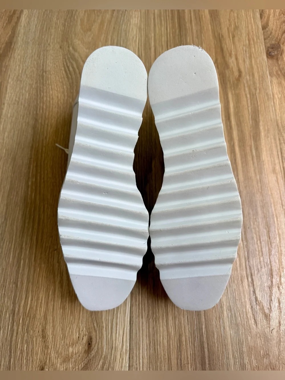 Stella McCartney Elyse White Platform Oxford Shoes Size 39